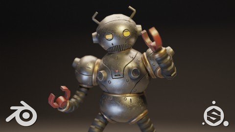 Retro Robot: 3D Game Art From Concept To Render