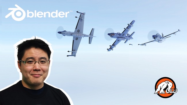 Guide to quickly creating Blender art High poly jet plane!
