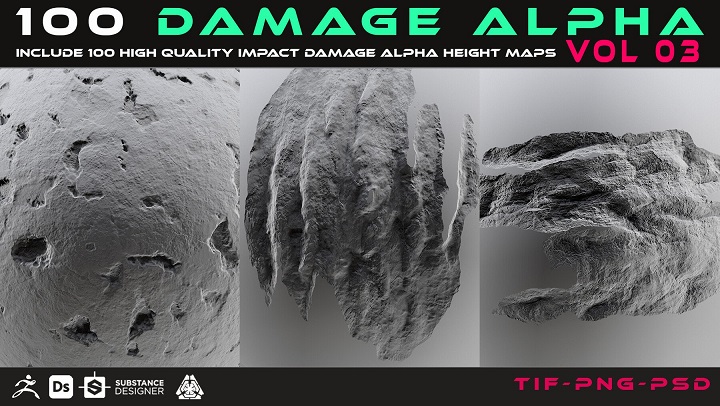 ArtStation – 100 Damage Alpha vol 03