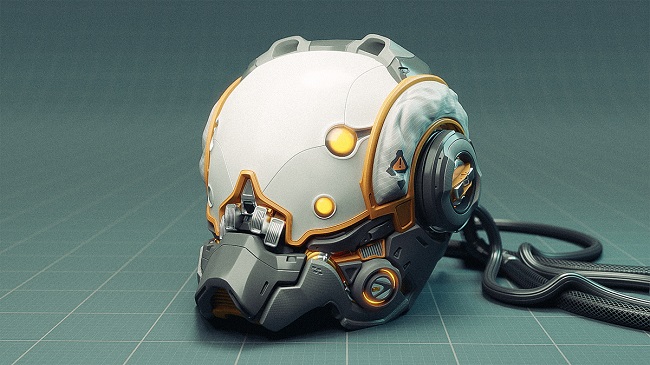 Blendermarket – Modeling a Scifi Helmet in Blender 2.8 by Rachel