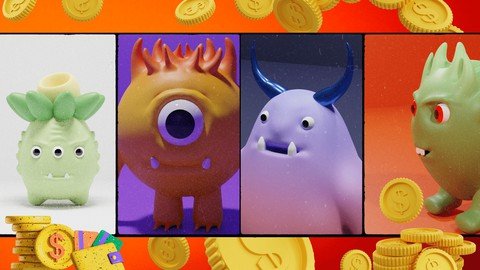 The Complete 3D Monster Modelling Series For Nft & Metaverse
