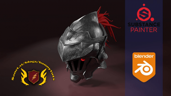 Create helmet in Blender and Substance painter