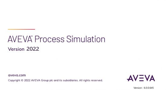AVEVA Process Simulation 2022 x64