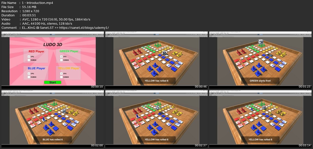 Unity Game Tutorial: Board Game - Ludo 3D
