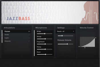 FluffyAudio Jazz Bass KONTAKT PROPER screenshot