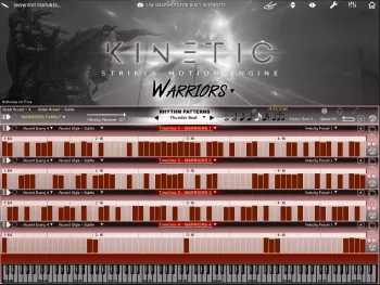 Kirk Hunter Studios Kinetic Percussion Motion Engine KONTAKT screenshot