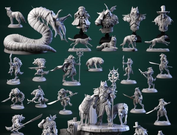 MyMiniFactory – Werewolf Madness September 2022 Bundle (3D Print)