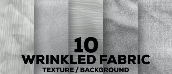 Envato – 10 Wrinkled Fabric Texture Background