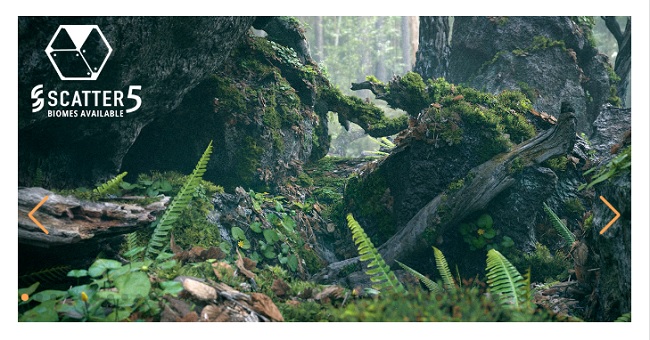 Blendermarket – Moss Biome Ground Scatter – 3d Assetkit Pbr
