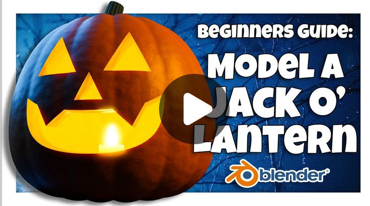 Blender 3D for Beginners: Model a Jack-o’-lantern