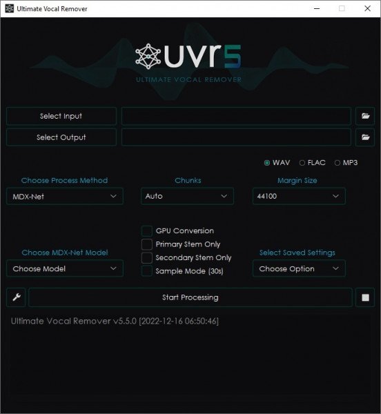 Ultimate Vocal Remover GUI v5.5.0 Complete x64