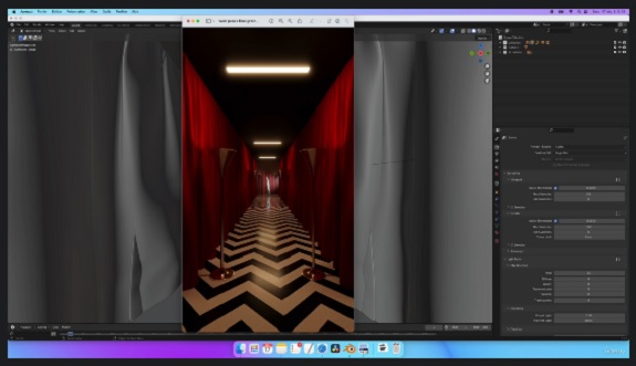 Realistic Interior in Blender : Create Twin Peaks Red Room