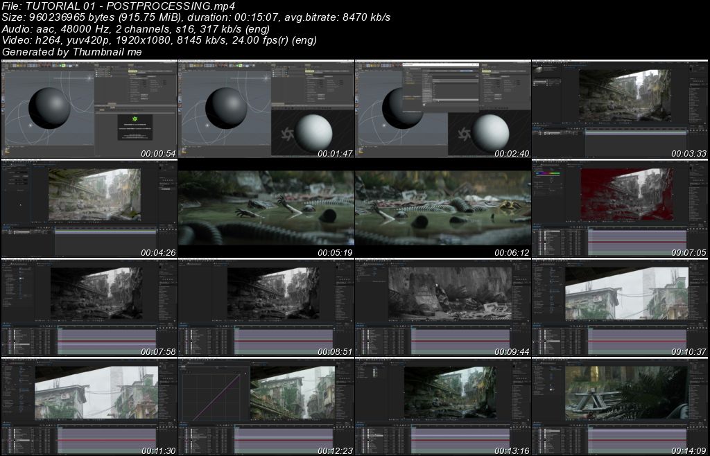 The Last Bye - Scene Files And Video Tutorials (Cinema 4D + Octane Render)