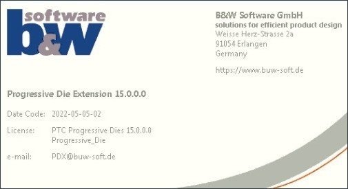 PTC Creo PDX (Progressive Die Extentions) 15.0 for Creo 9.0