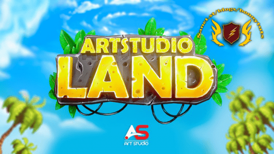 Texture Painting Game Title in Blender