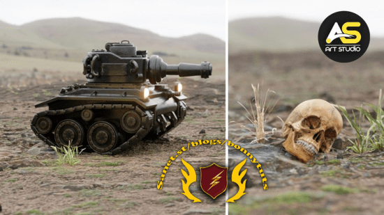 Create a tank Animation in Blender 2.93