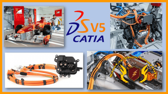 Catia V5 – Electric Vehicle High Voltage Harness Design