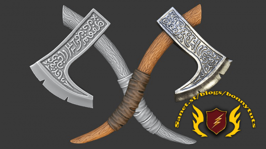 Create a 3D game asset in Blender & Substance Painter