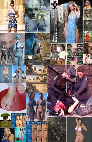 Daz 3D, Poser Bundle 1 March 2023