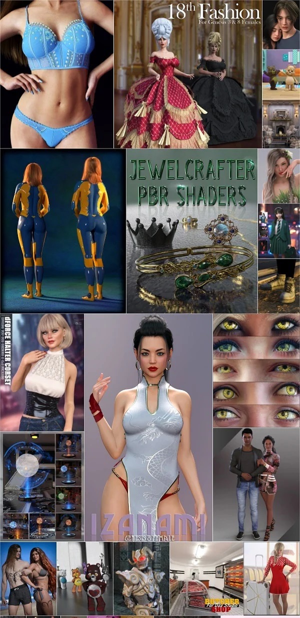 Daz 3D, Poser Bundle 2 April 2023