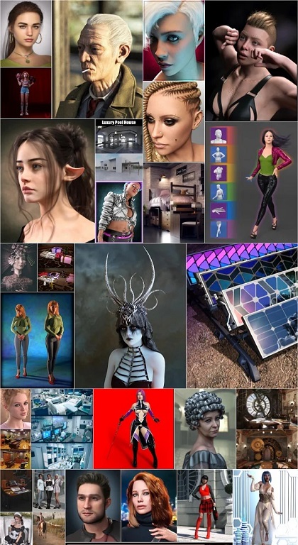 Daz 3D, Poser Bundle 3 April 2023