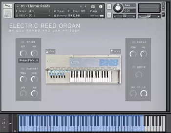 Edu Prado Sounds Electric Reed Organ KONTAKT screenshot
