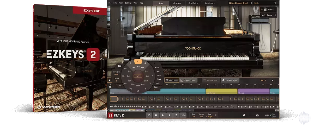 Toontrack EZkeys v2.0.0 macOS-V.R screenshot