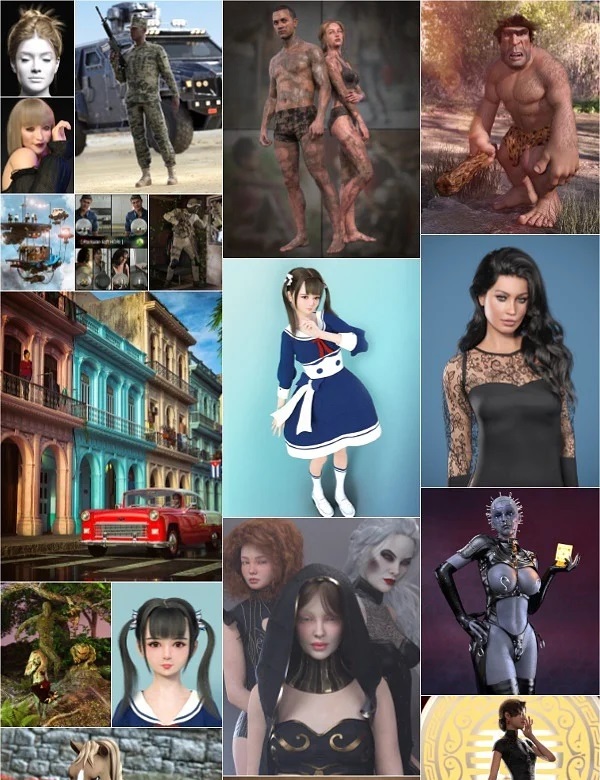Daz 3D, Poser Bundle 3 May 2023