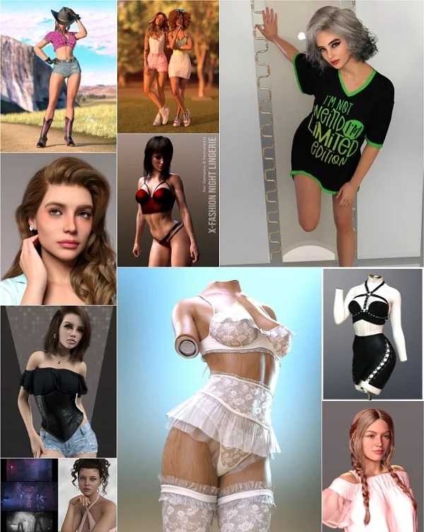 Daz 3D, Poser Bundle 3 June 2023