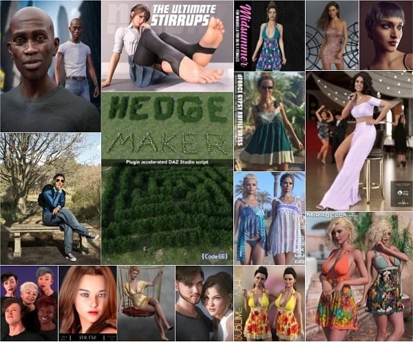 Daz 3D, Poser Bundle 2 August 2023