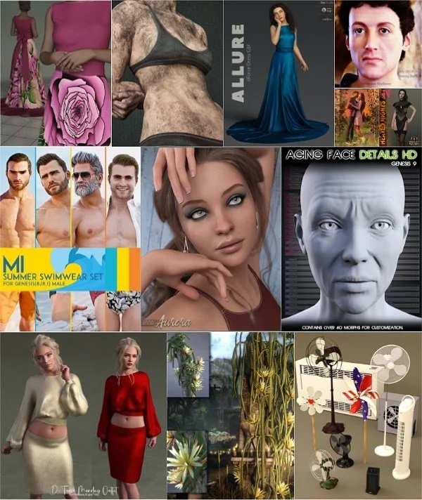 Daz 3D, Poser Bundle 4 August 2023