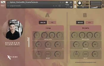inletaudio Clarinet Drama Textures KONTAKT-ARCADiA screenshot