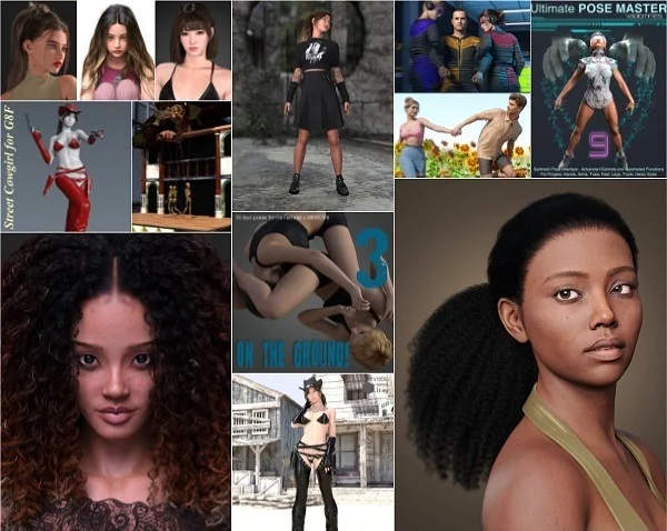 Daz 3D, Poser Bundle 3 October 2023