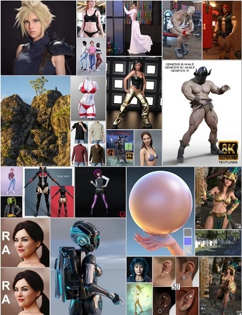 Daz 3D, Poser Bundle 4 October 2023