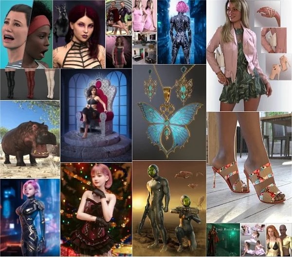 Daz 3D, Poser Bundle 3 November 2023