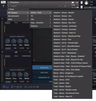 Ergo Kukke Phantasm KONTAKT screenshot