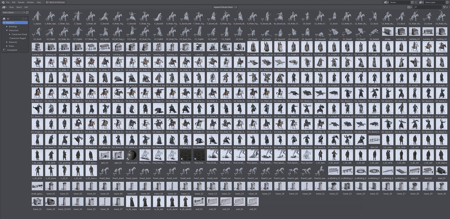 Big/Medium/Small – Medieval Collection (Updated)