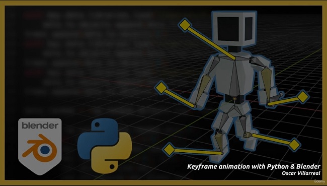 Keyframe animation with Python & Blender