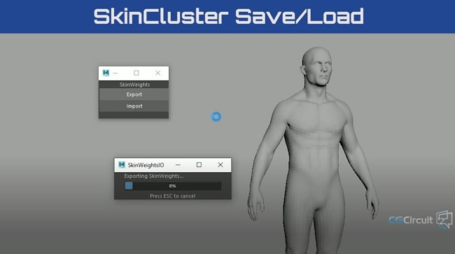 CGCircuit – The Fastest SkinCluster Export/Import
