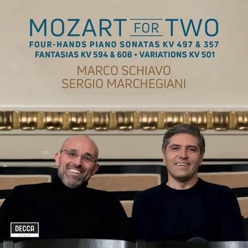 Marco Schiavo – Mozart for Two – Sonata for Piano 4 Hands K. 497, Variations K. 501, Fantasia K. 594, Sonata K. 357 (2023)