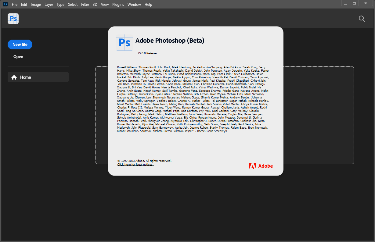 Adobe Photoshop 2024 v25.0 Beta
