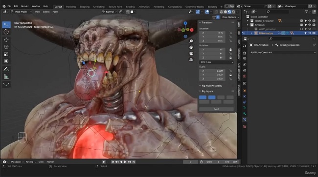 Ultimate Blender Character Rigging Course (2023)