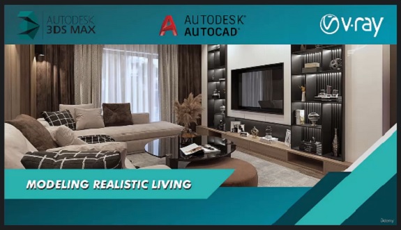 Modeling realistic living in 3ds max