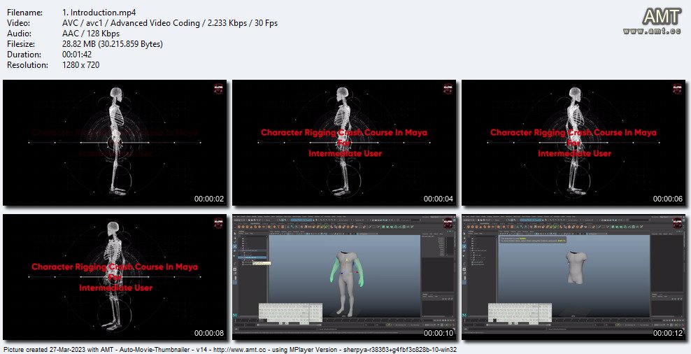 Character Rigging Crash Course In Maya For Intermediate User