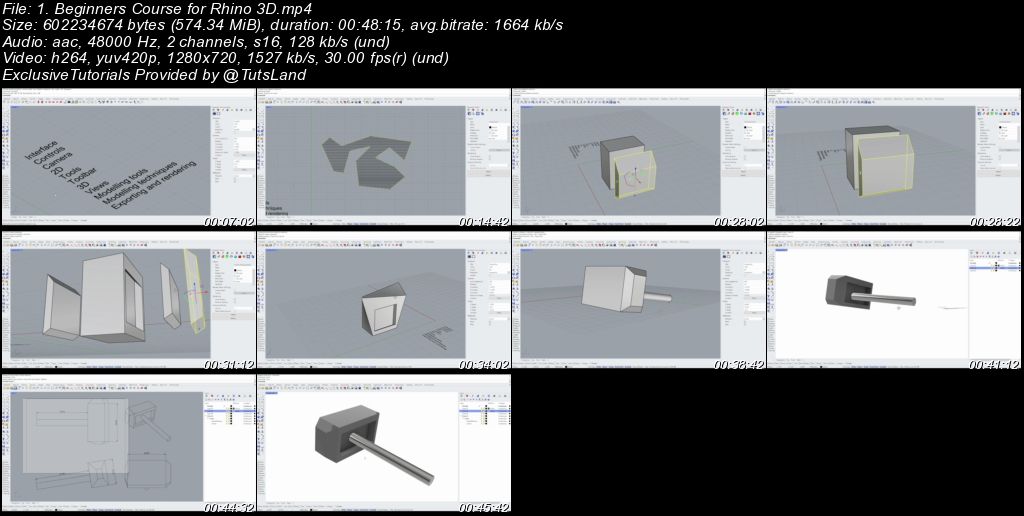 Rhino 3D for Beginners 2023