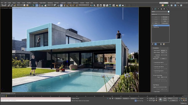 Exterior visualization 3ds max + Corona render for Beginners