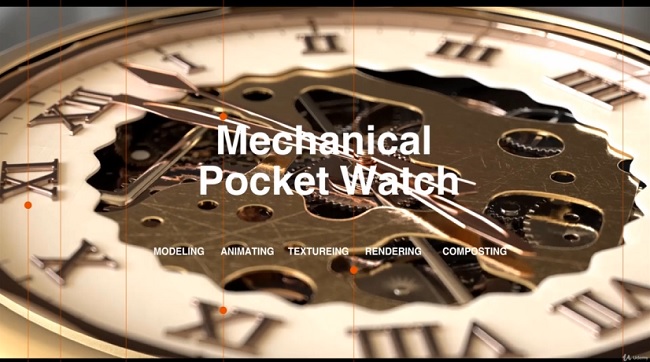 Create Realistic Mechanical Pocket Watch