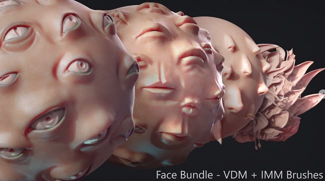 Artstation – Zbrush – Face IMM + VDM Bundle