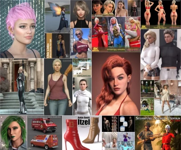 Daz 3D, Poser Bundle 2 October 2023