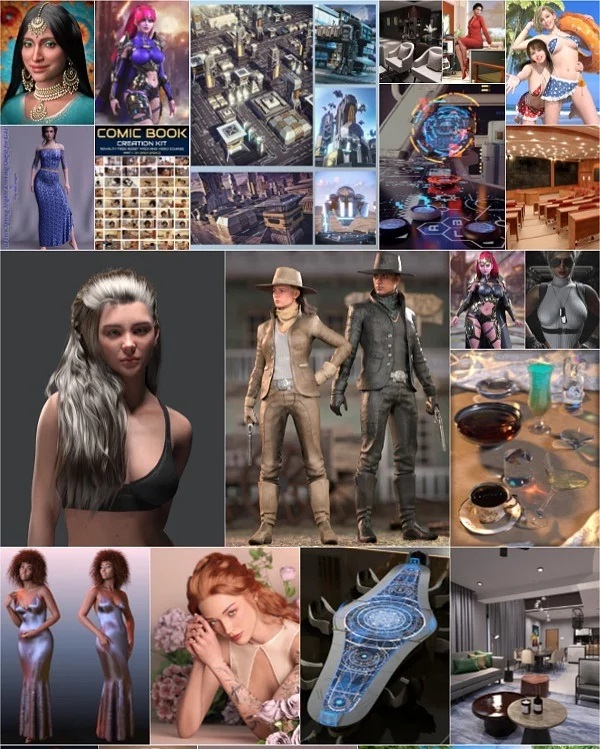 Daz 3D, Poser Bundle 1 June 2023